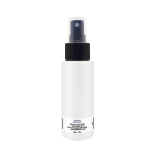 White HDPE Plastic Bottle 60ml + Black Sprayer 24/410